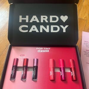 Hard Candy Pop Tint Vault - 6pc Lip & Cheek Stain Set - Inc. New Water Tints